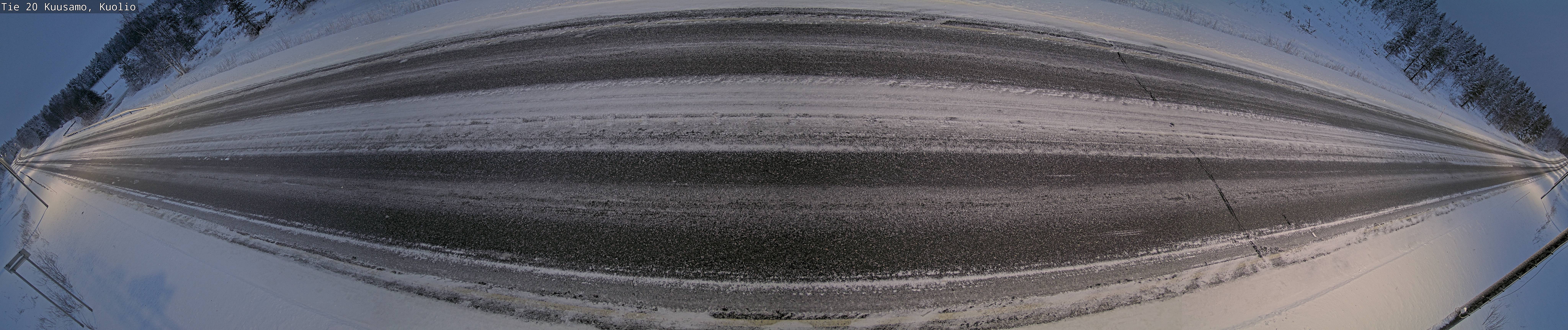 Weather Camera Image Väg 20 Kuusamo, Kuolio, Kuusamo, Pohjois-Pohjanmaa
