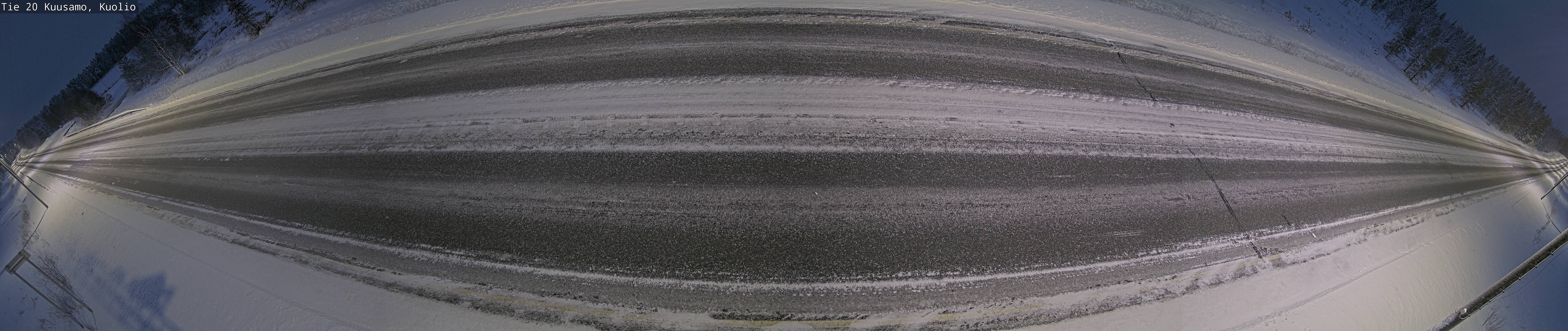 Weather Camera Image Väg 20 Kuusamo, Kuolio, Kuusamo, Pohjois-Pohjanmaa