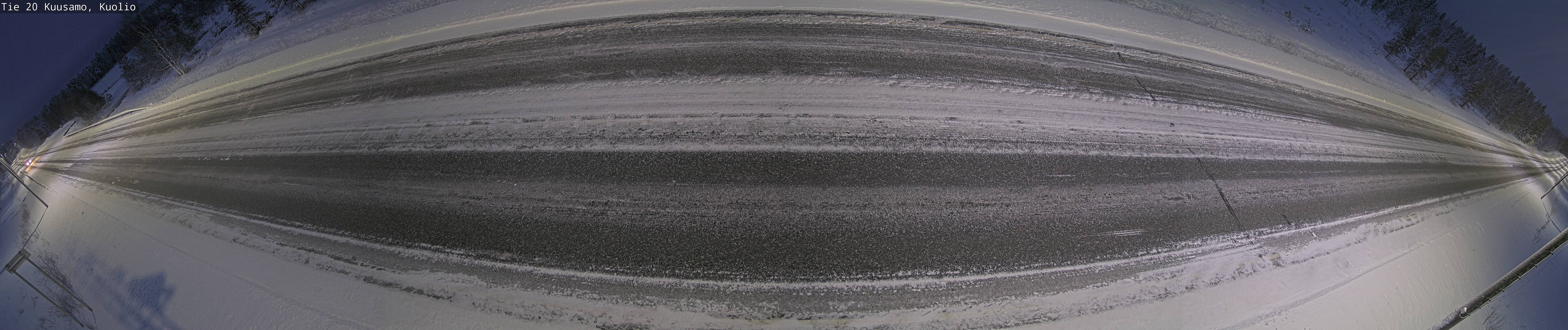 Weather Camera Image Väg 20 Kuusamo, Kuolio, Kuusamo, Pohjois-Pohjanmaa