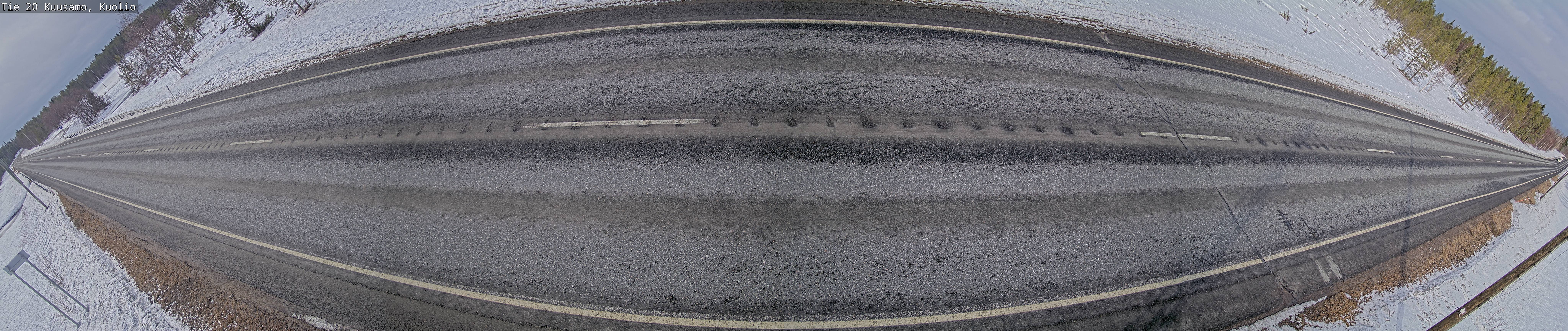 Weather Camera Image Road 20 Kuusamo, Kuolio, Kuusamo, Pohjois-Pohjanmaa