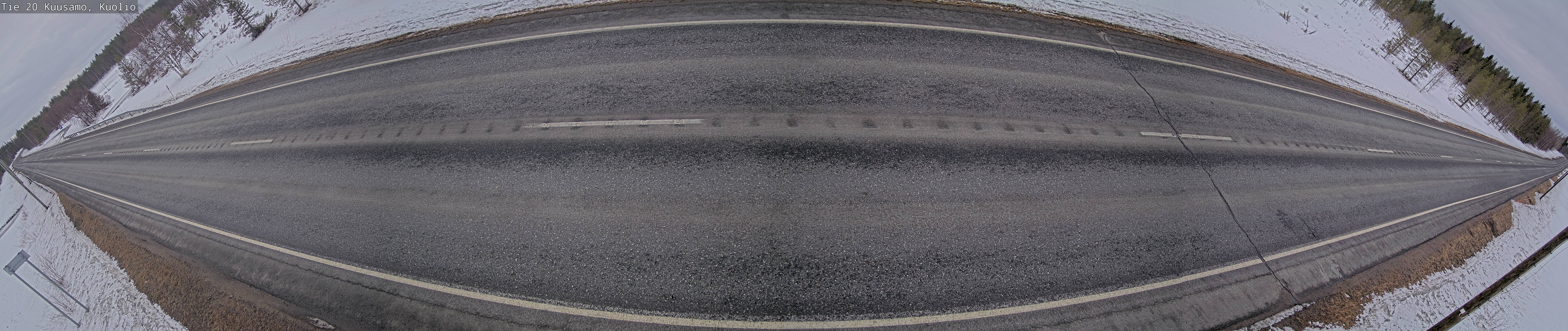 Weather Camera Image Väg 20 Kuusamo, Kuolio, Kuusamo, Pohjois-Pohjanmaa