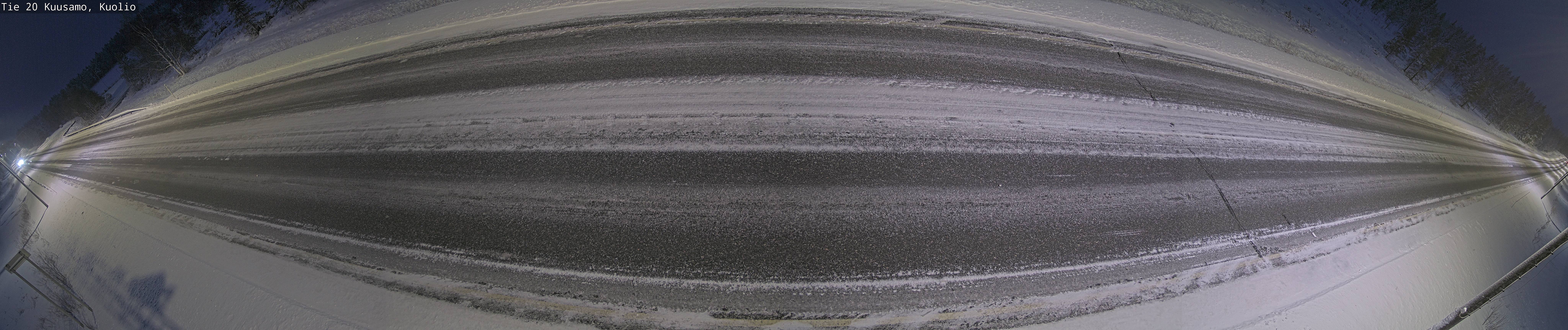 Weather Camera Image Väg 20 Kuusamo, Kuolio, Kuusamo, Pohjois-Pohjanmaa