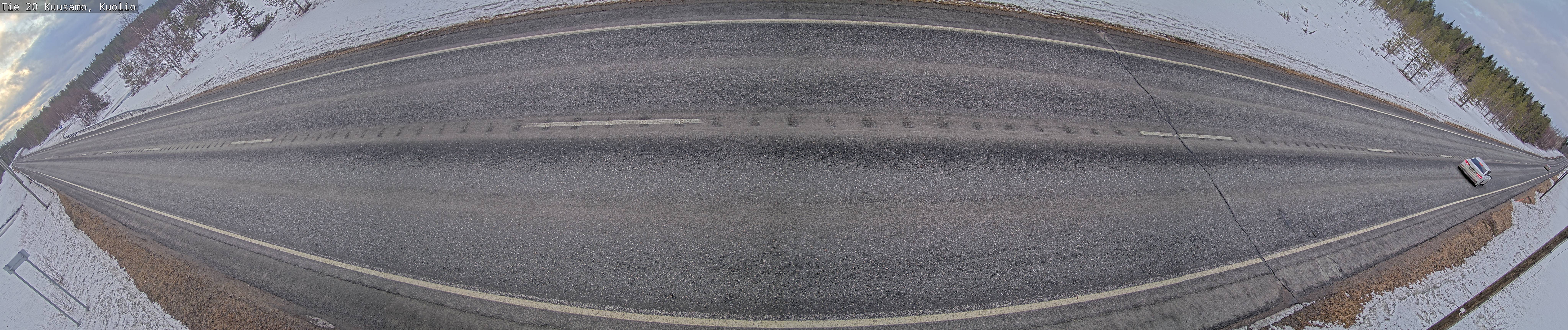 Weather Camera Image Väg 20 Kuusamo, Kuolio, Kuusamo, Pohjois-Pohjanmaa