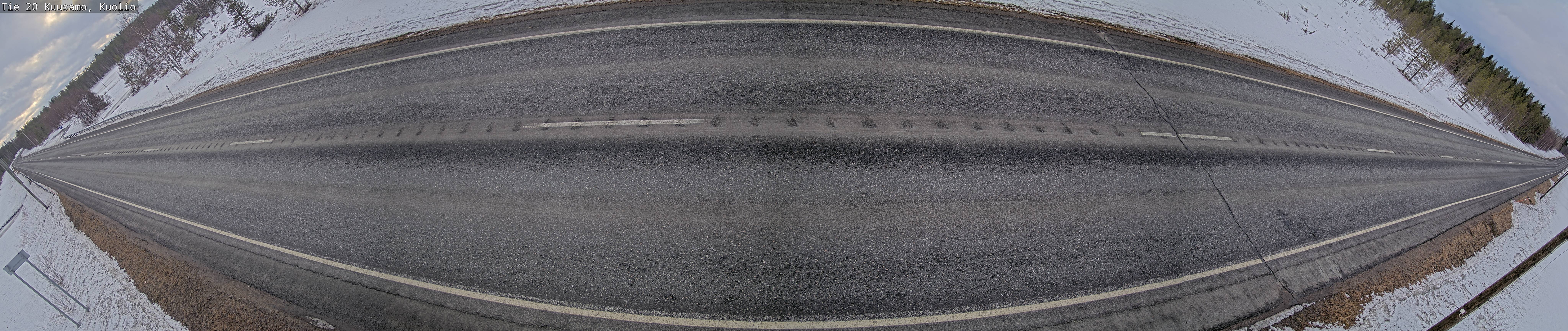 Weather Camera Image Väg 20 Kuusamo, Kuolio, Kuusamo, Pohjois-Pohjanmaa
