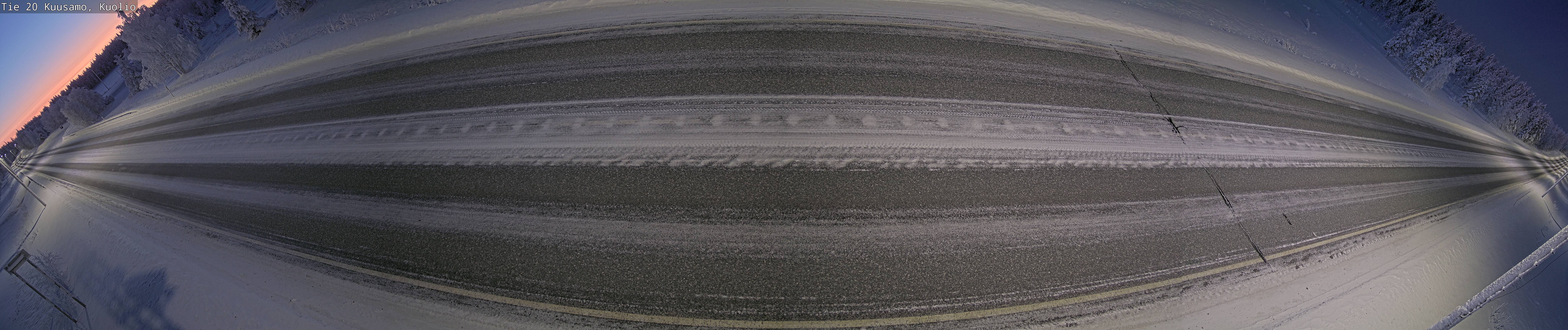 Weather Camera Image Väg 20 Kuusamo, Kuolio, Kuusamo, Pohjois-Pohjanmaa