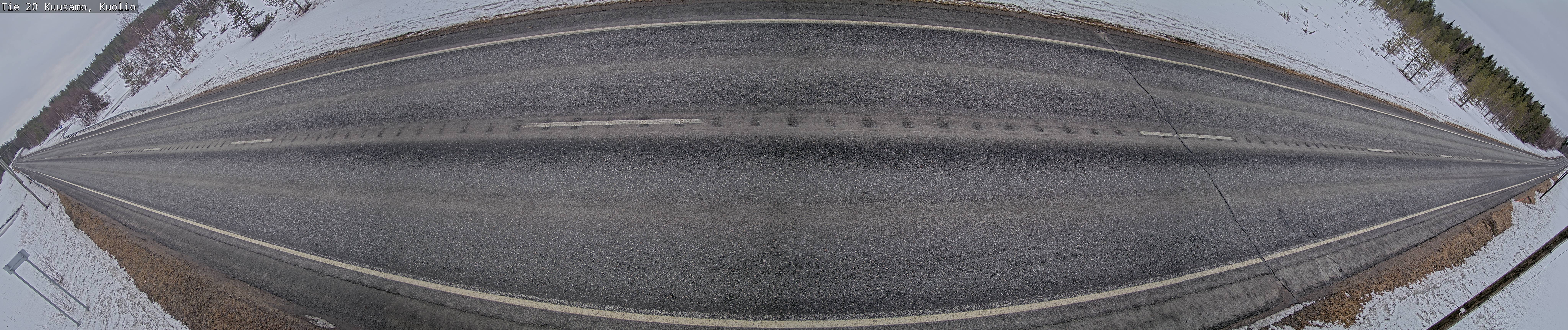 Weather Camera Image Väg 20 Kuusamo, Kuolio, Kuusamo, Pohjois-Pohjanmaa