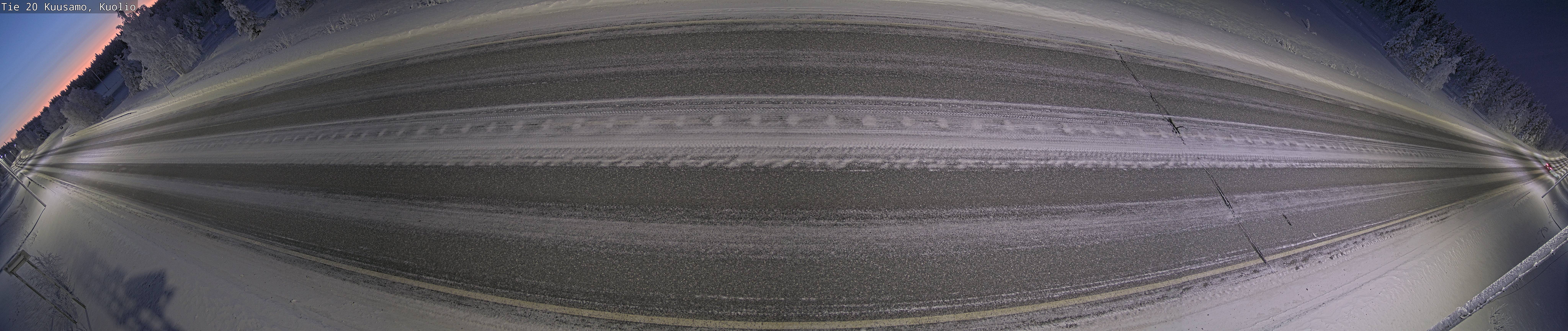 Weather Camera Image Väg 20 Kuusamo, Kuolio, Kuusamo, Pohjois-Pohjanmaa