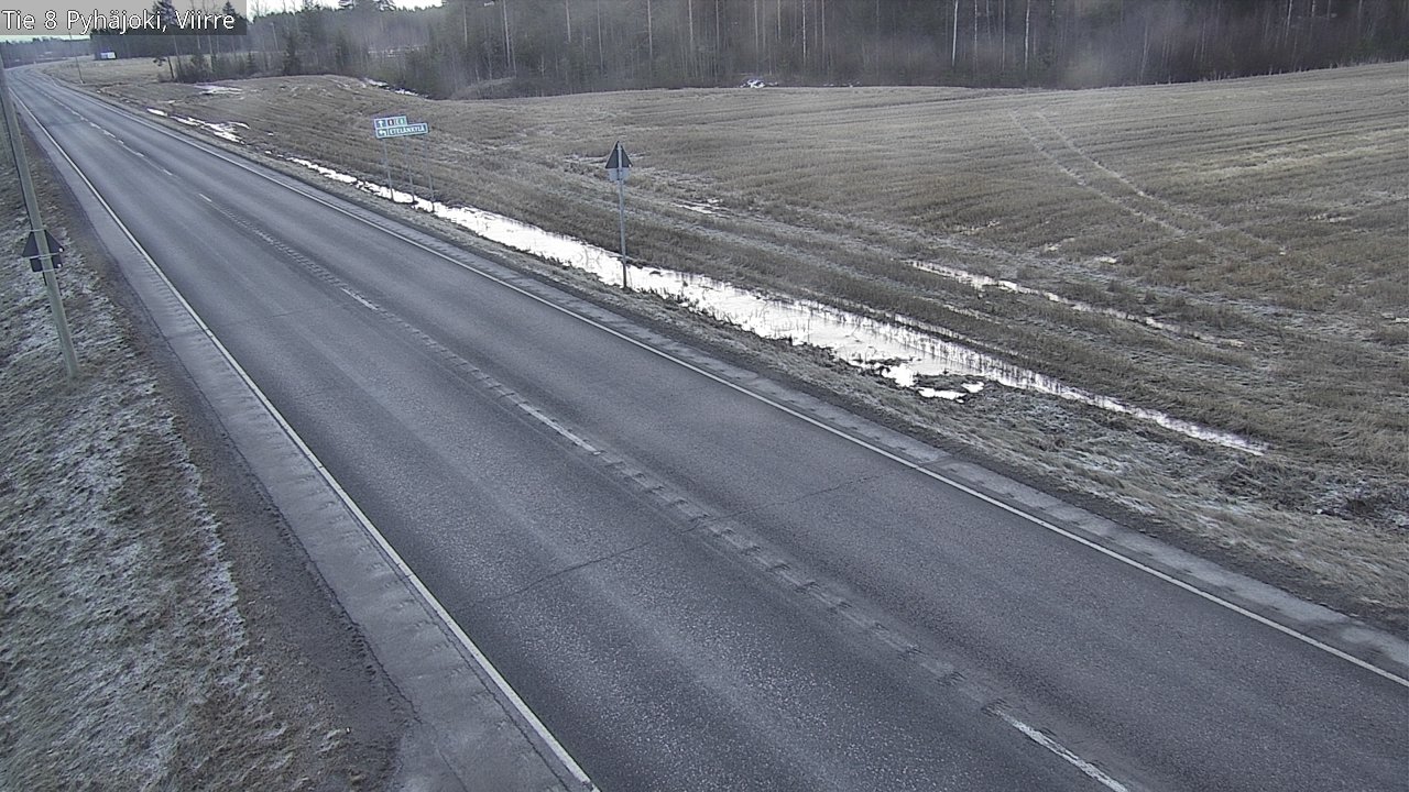 Kelikamerat Kuva Tie 8 Pyhäjoki, Viirre, Pyhäjoki, Pohjois-Pohjanmaa