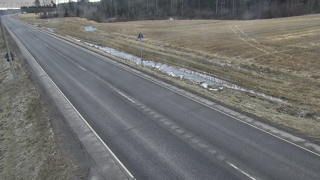 Kelikamerat Kuva Tie 8 Pyhäjoki, Viirre, Pyhäjoki, Pohjois-Pohjanmaa