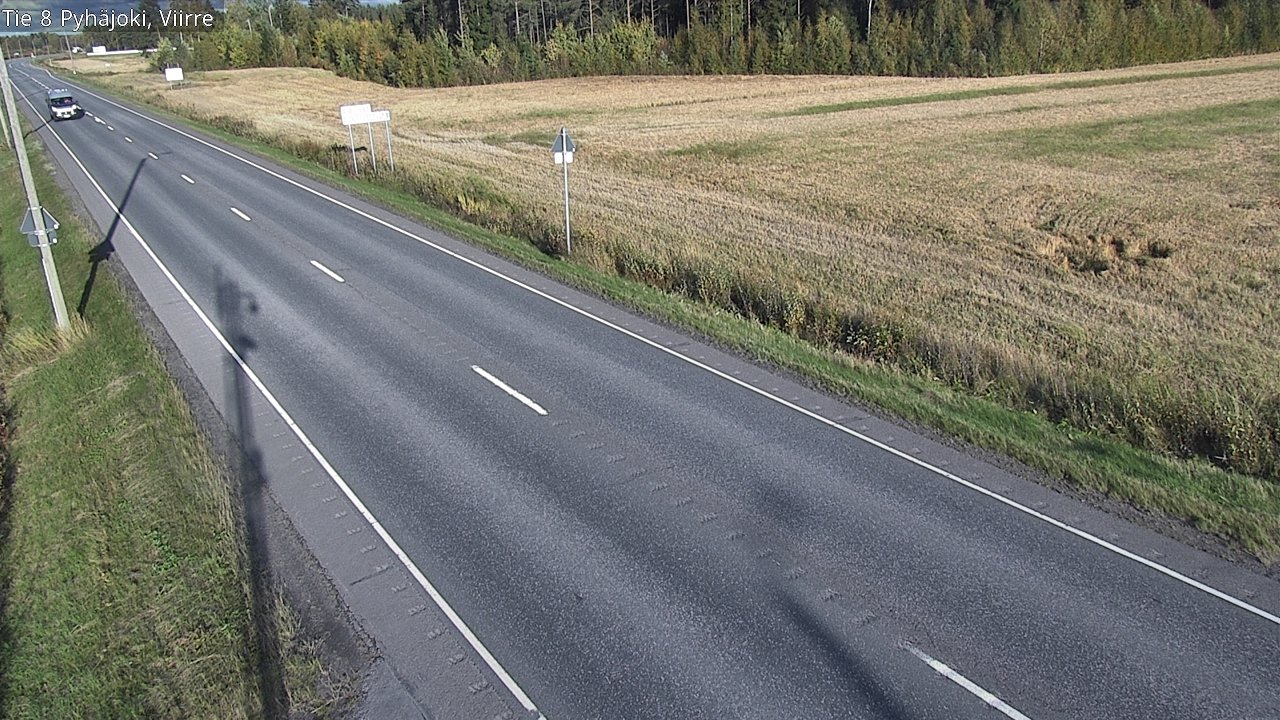 Kelikamerat Kuva Tie 8 Pyhäjoki, Viirre, Pyhäjoki, Pohjois-Pohjanmaa
