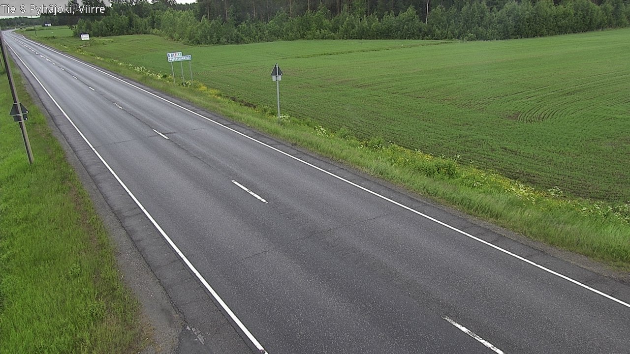 Kelikamerat Kuva Tie 8 Pyhäjoki, Viirre, Pyhäjoki, Pohjois-Pohjanmaa
