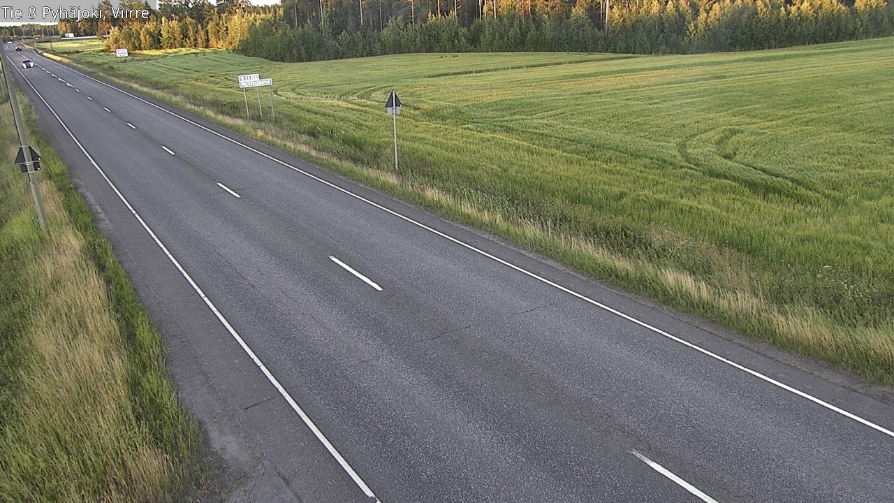 Kelikamerat Kuva Tie 8 Pyhäjoki, Viirre, Pyhäjoki, Pohjois-Pohjanmaa
