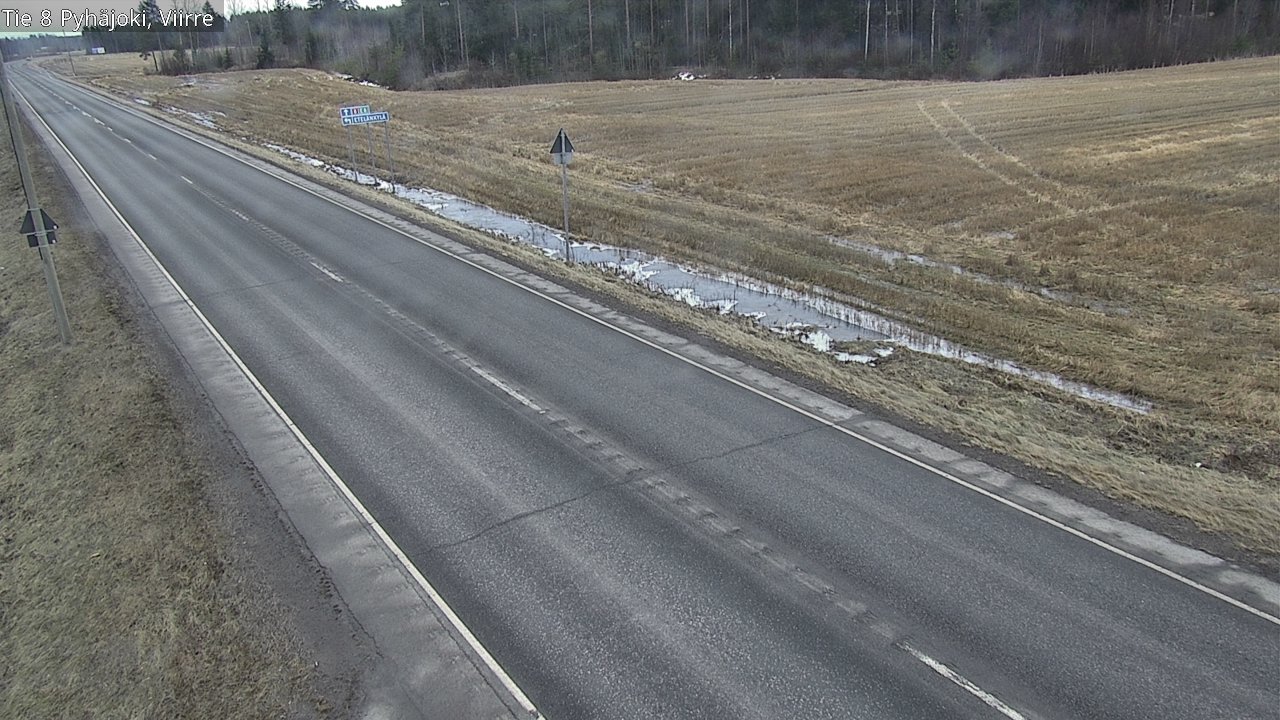 Kelikamerat Kuva Tie 8 Pyhäjoki, Viirre, Pyhäjoki, Pohjois-Pohjanmaa