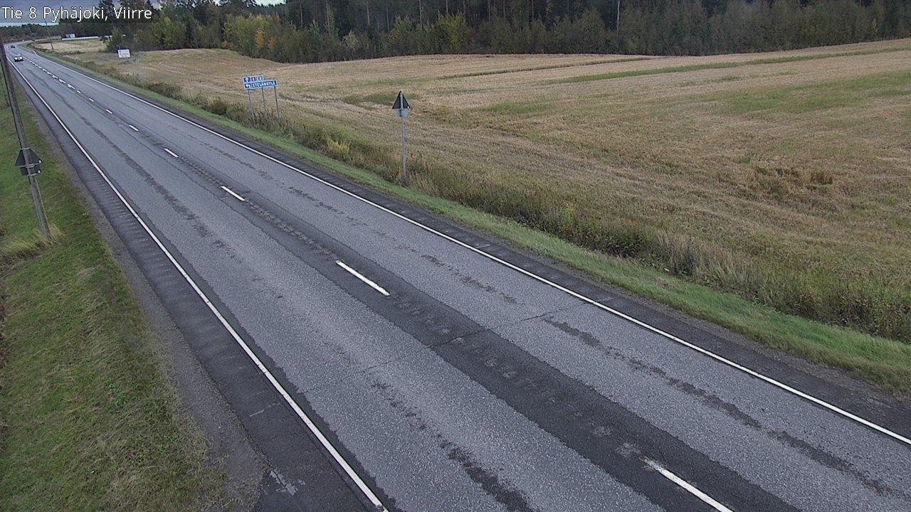 Kelikamerat Kuva Tie 8 Pyhäjoki, Viirre, Pyhäjoki, Pohjois-Pohjanmaa