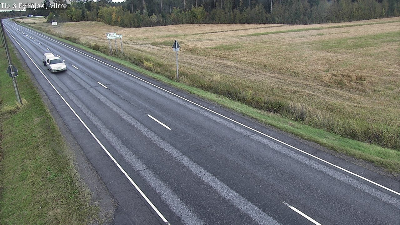 Kelikamerat Kuva Tie 8 Pyhäjoki, Viirre, Pyhäjoki, Pohjois-Pohjanmaa