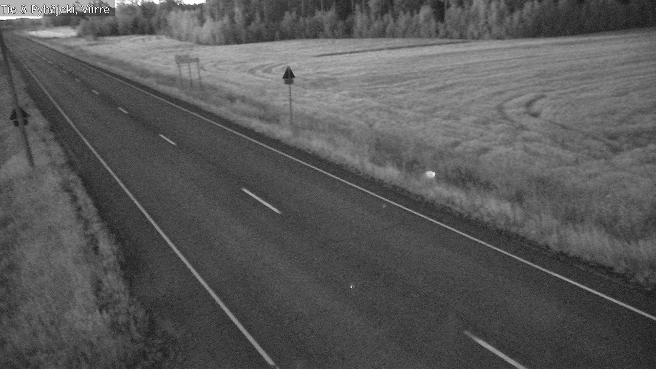 Kelikamerat Kuva Tie 8 Pyhäjoki, Viirre, Pyhäjoki, Pohjois-Pohjanmaa