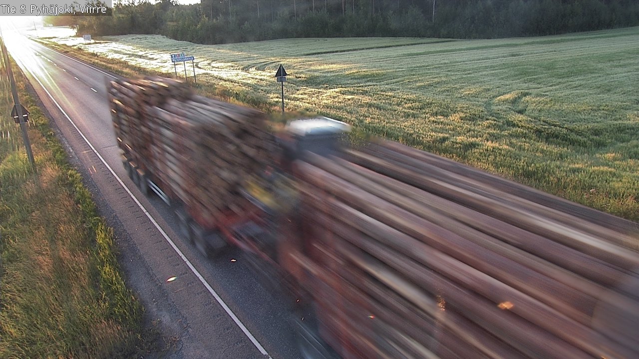 Kelikamerat Kuva Tie 8 Pyhäjoki, Viirre, Pyhäjoki, Pohjois-Pohjanmaa