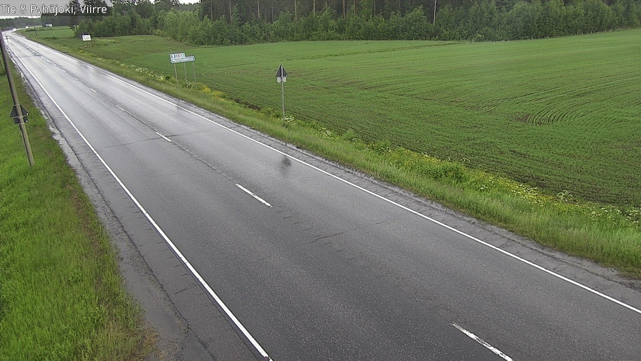 Kelikamerat Kuva Tie 8 Pyhäjoki, Viirre, Pyhäjoki, Pohjois-Pohjanmaa