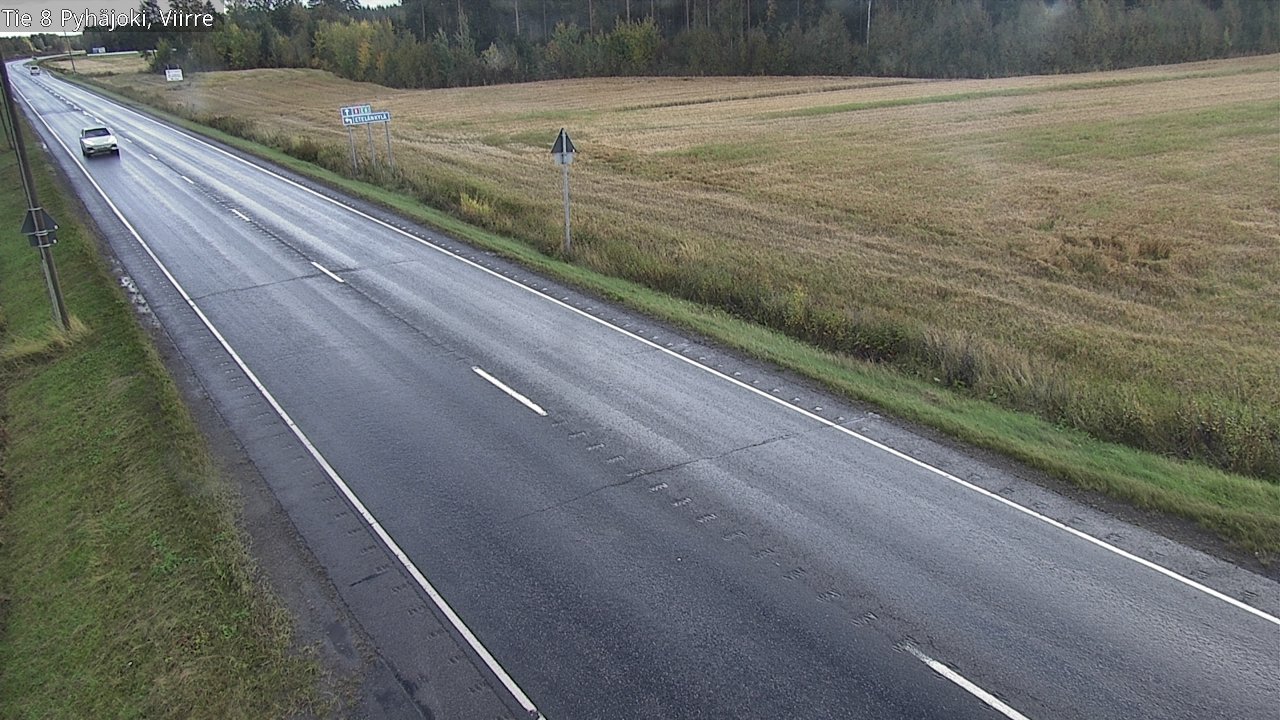 Kelikamerat Kuva Tie 8 Pyhäjoki, Viirre, Pyhäjoki, Pohjois-Pohjanmaa