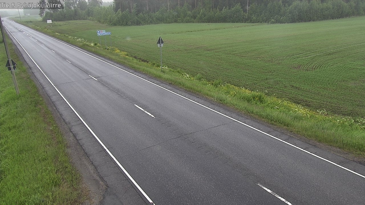 Kelikamerat Kuva Tie 8 Pyhäjoki, Viirre, Pyhäjoki, Pohjois-Pohjanmaa