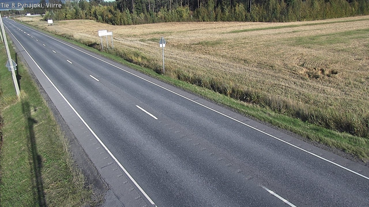 Kelikamerat Kuva Tie 8 Pyhäjoki, Viirre, Pyhäjoki, Pohjois-Pohjanmaa