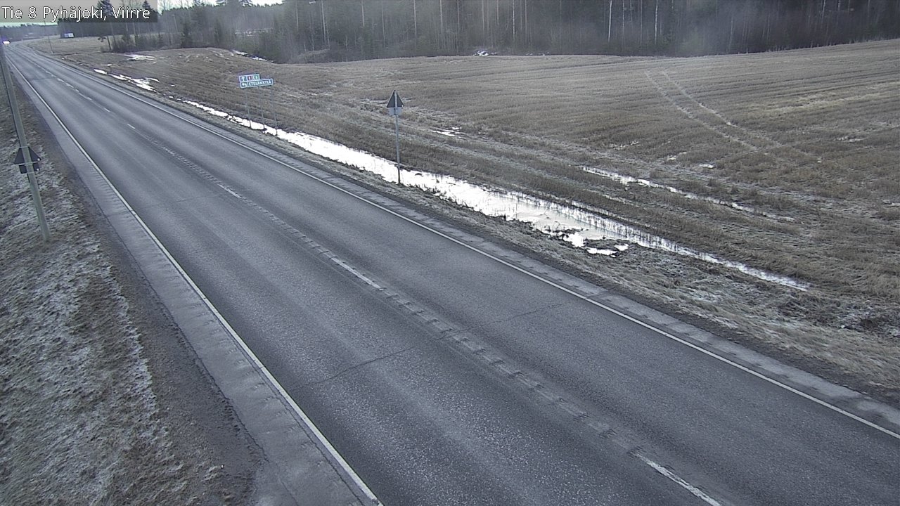 Kelikamerat Kuva Tie 8 Pyhäjoki, Viirre, Pyhäjoki, Pohjois-Pohjanmaa