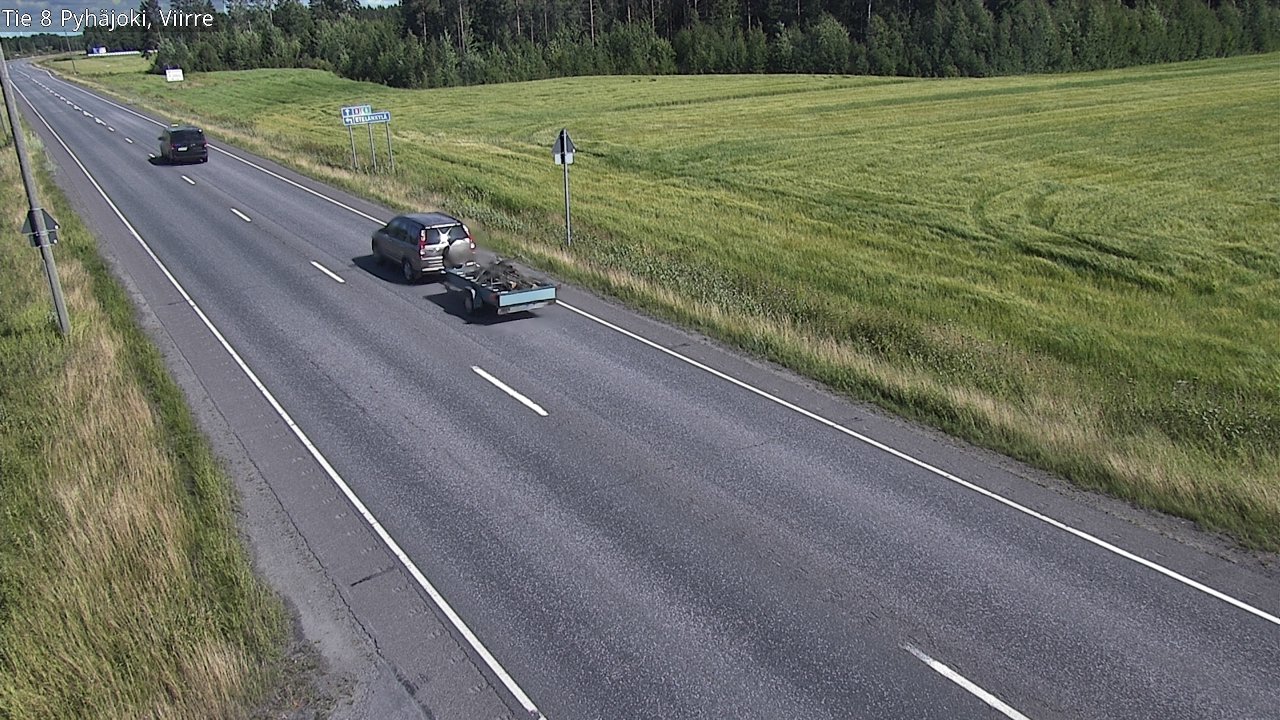 Kelikamerat Kuva Tie 8 Pyhäjoki, Viirre, Pyhäjoki, Pohjois-Pohjanmaa