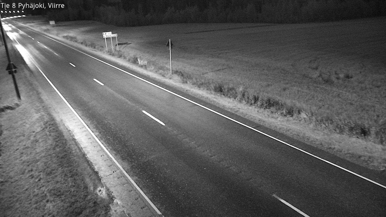 Kelikamerat Kuva Tie 8 Pyhäjoki, Viirre, Pyhäjoki, Pohjois-Pohjanmaa