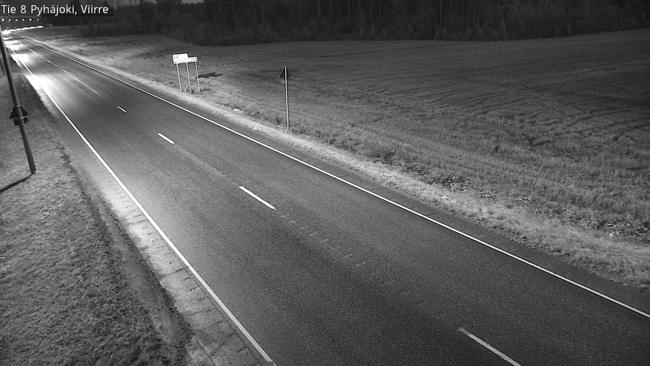 Kelikamerat Kuva Tie 8 Pyhäjoki, Viirre, Pyhäjoki, Pohjois-Pohjanmaa