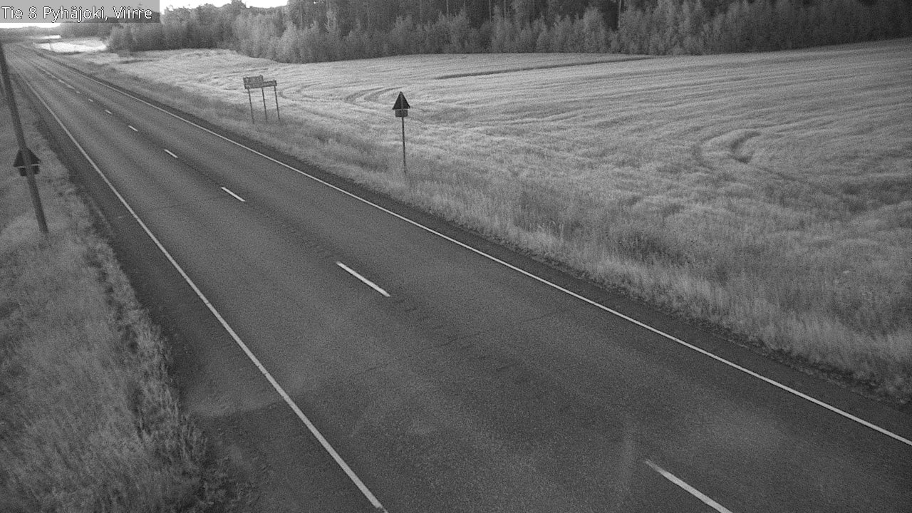 Kelikamerat Kuva Tie 8 Pyhäjoki, Viirre, Pyhäjoki, Pohjois-Pohjanmaa