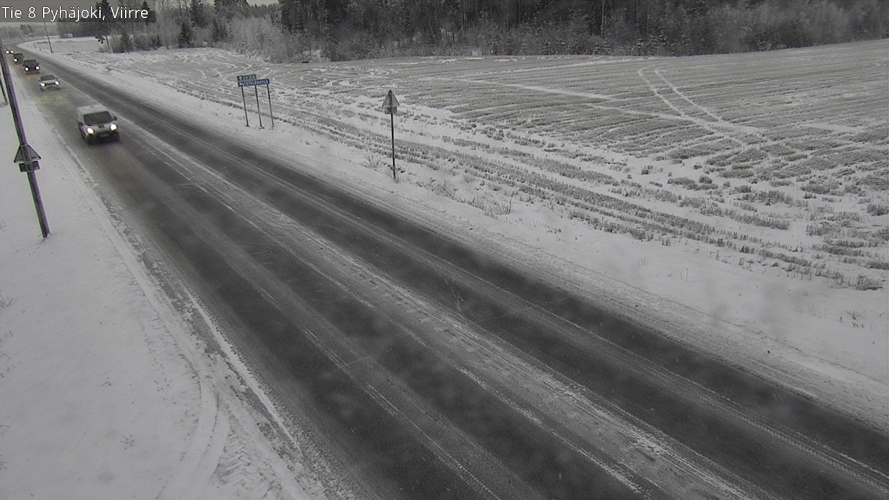 Kelikamerat Kuva Tie 8 Pyhäjoki, Viirre, Pyhäjoki, Pohjois-Pohjanmaa