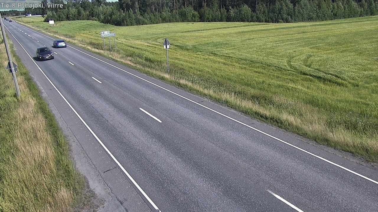 Kelikamerat Kuva Tie 8 Pyhäjoki, Viirre, Pyhäjoki, Pohjois-Pohjanmaa