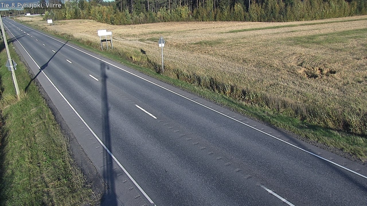 Kelikamerat Kuva Tie 8 Pyhäjoki, Viirre, Pyhäjoki, Pohjois-Pohjanmaa