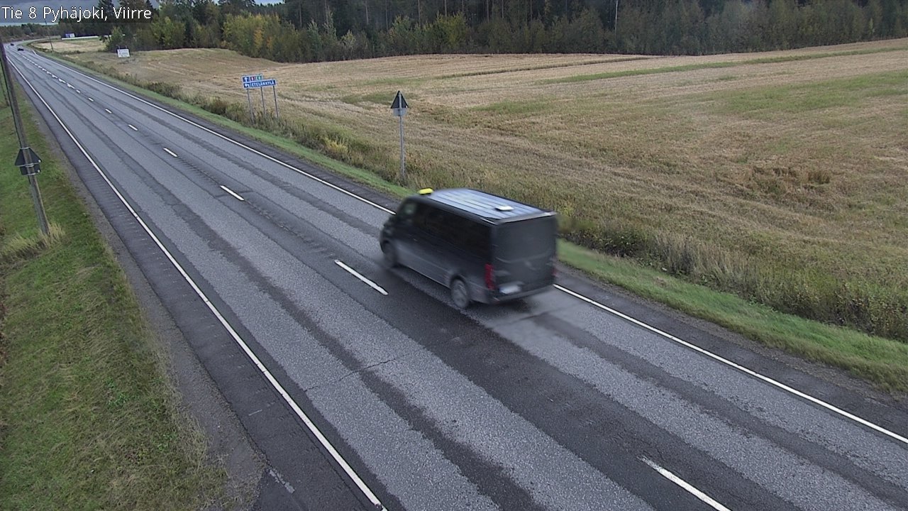 Kelikamerat Kuva Tie 8 Pyhäjoki, Viirre, Pyhäjoki, Pohjois-Pohjanmaa