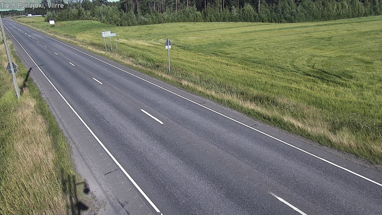 Kelikamerat Kuva Tie 8 Pyhäjoki, Viirre, Pyhäjoki, Pohjois-Pohjanmaa