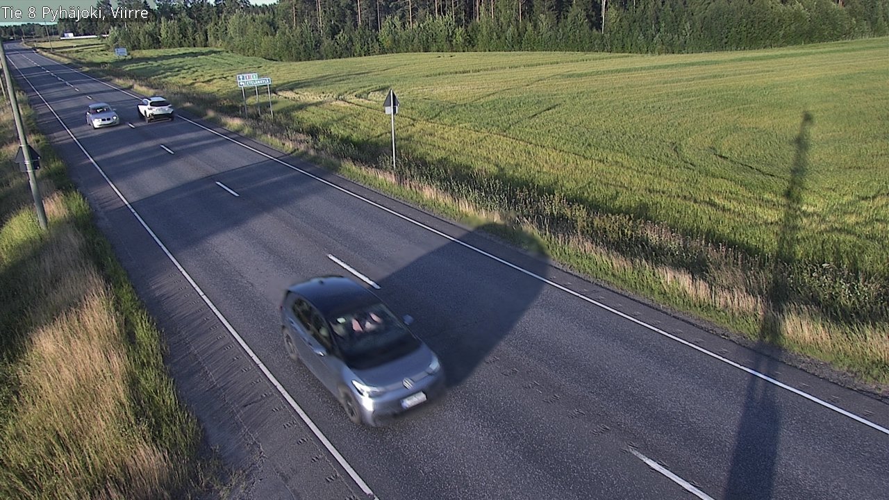 Kelikamerat Kuva Tie 8 Pyhäjoki, Viirre, Pyhäjoki, Pohjois-Pohjanmaa