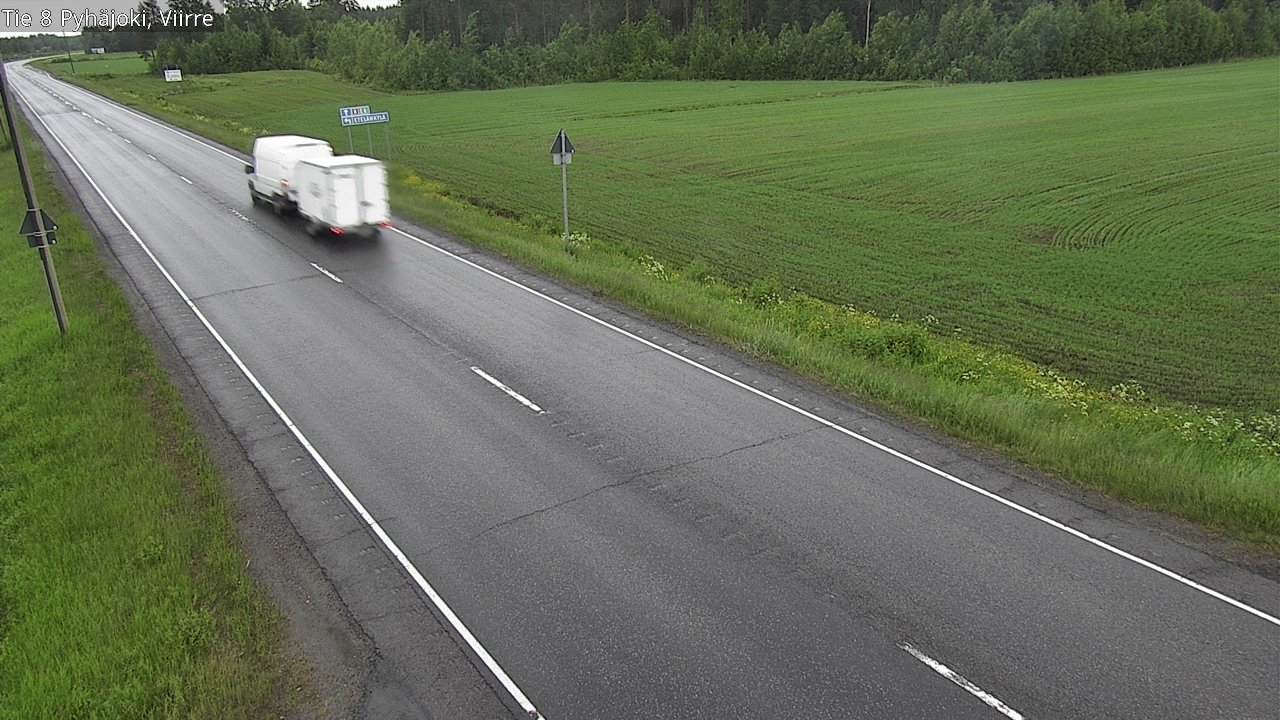 Kelikamerat Kuva Tie 8 Pyhäjoki, Viirre, Pyhäjoki, Pohjois-Pohjanmaa