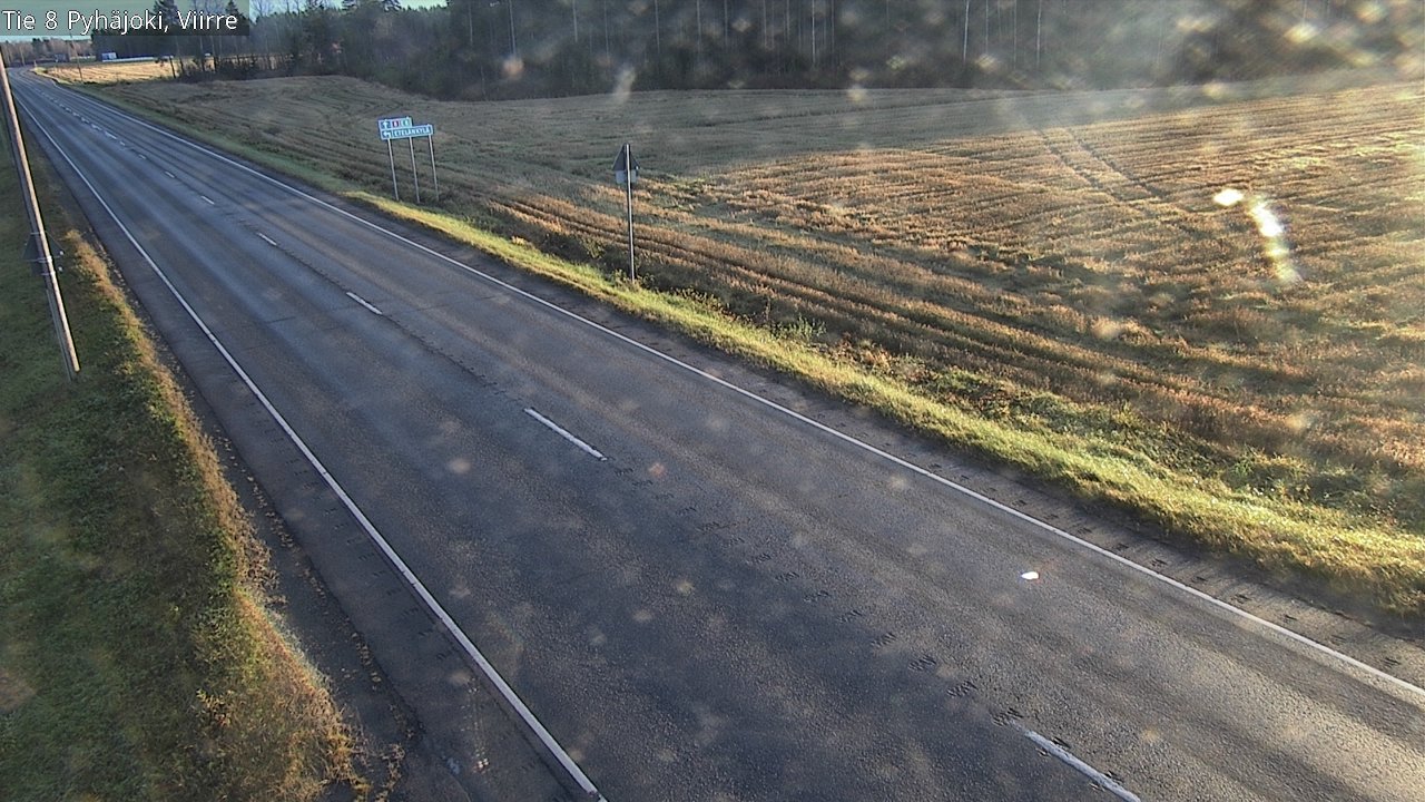Kelikamerat Kuva Tie 8 Pyhäjoki, Viirre, Pyhäjoki, Pohjois-Pohjanmaa
