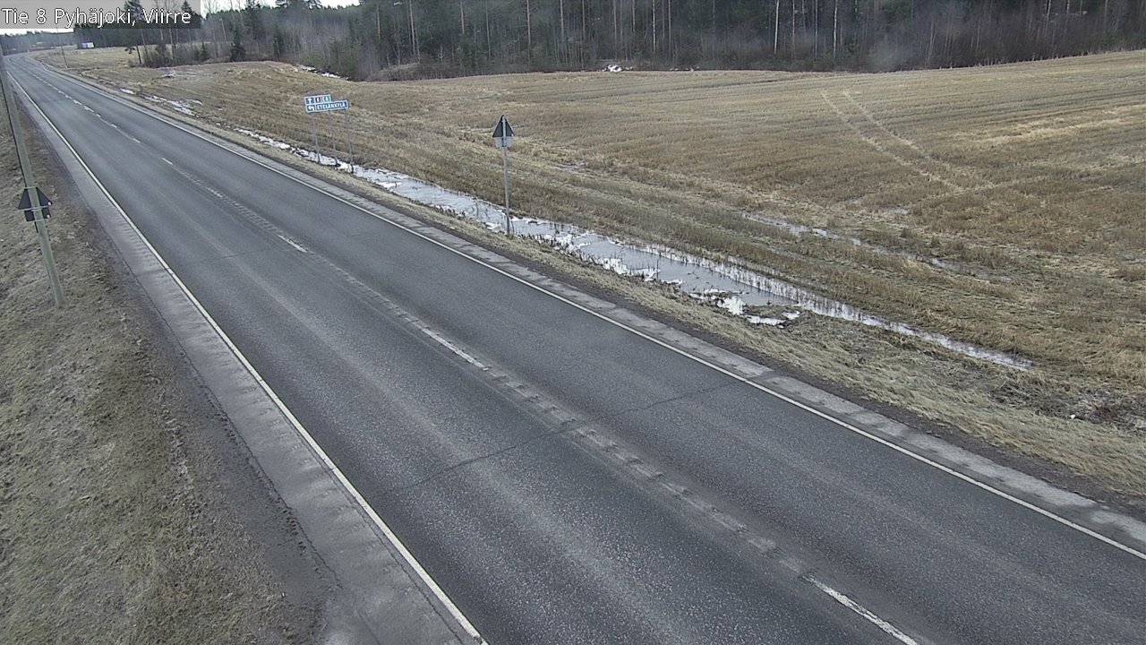 Kelikamerat Kuva Tie 8 Pyhäjoki, Viirre, Pyhäjoki, Pohjois-Pohjanmaa