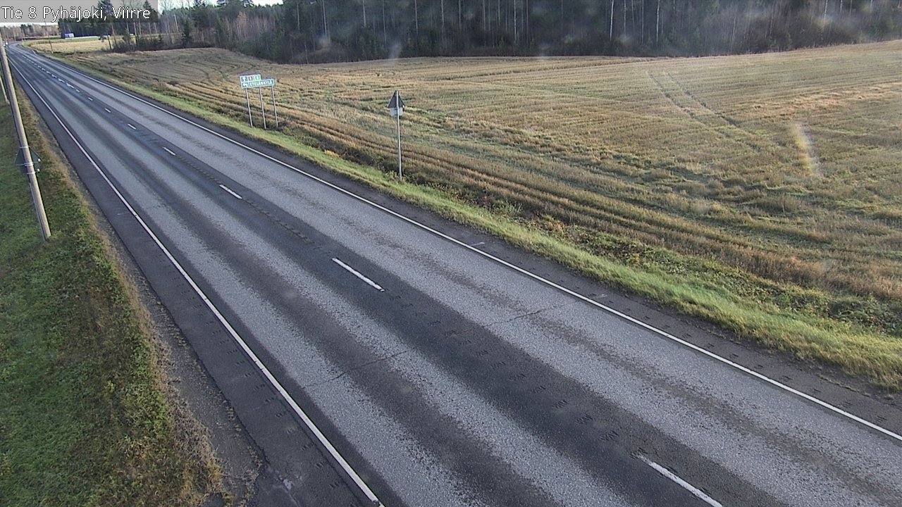 Kelikamerat Kuva Tie 8 Pyhäjoki, Viirre, Pyhäjoki, Pohjois-Pohjanmaa