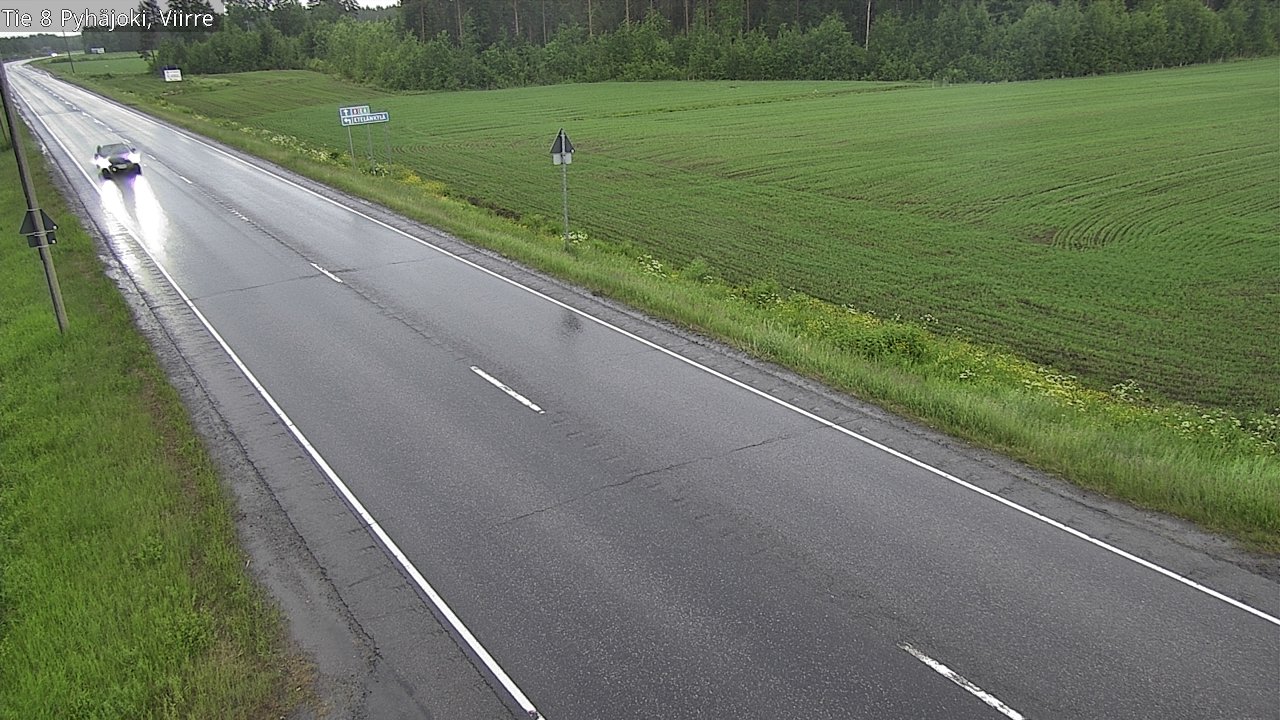 Kelikamerat Kuva Tie 8 Pyhäjoki, Viirre, Pyhäjoki, Pohjois-Pohjanmaa