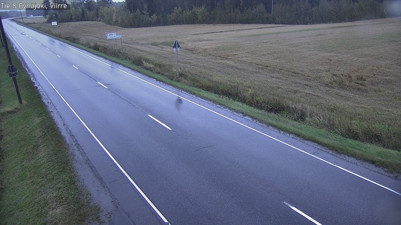 Kelikamerat Kuva Tie 8 Pyhäjoki, Viirre, Pyhäjoki, Pohjois-Pohjanmaa