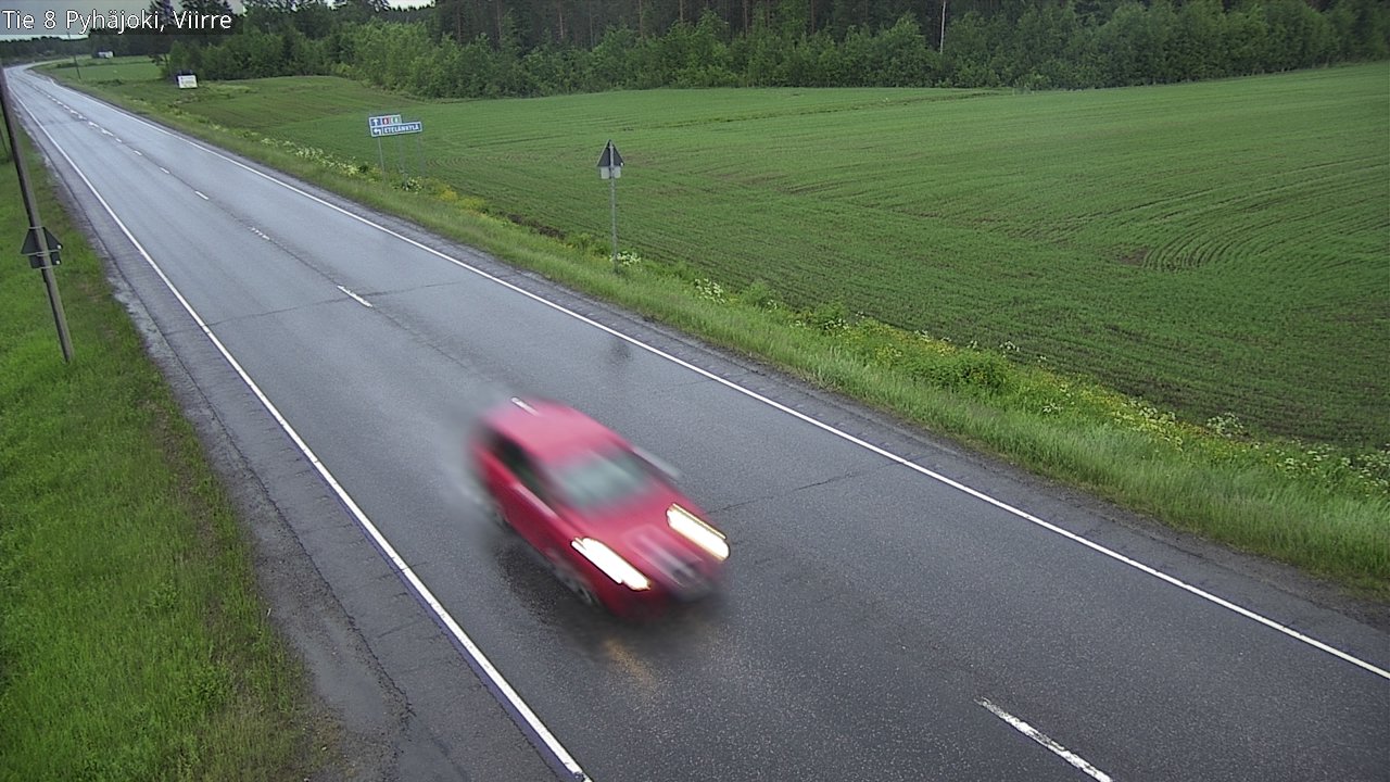 Kelikamerat Kuva Tie 8 Pyhäjoki, Viirre, Pyhäjoki, Pohjois-Pohjanmaa