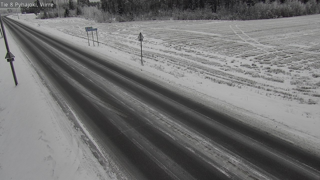 Kelikamerat Kuva Tie 8 Pyhäjoki, Viirre, Pyhäjoki, Pohjois-Pohjanmaa