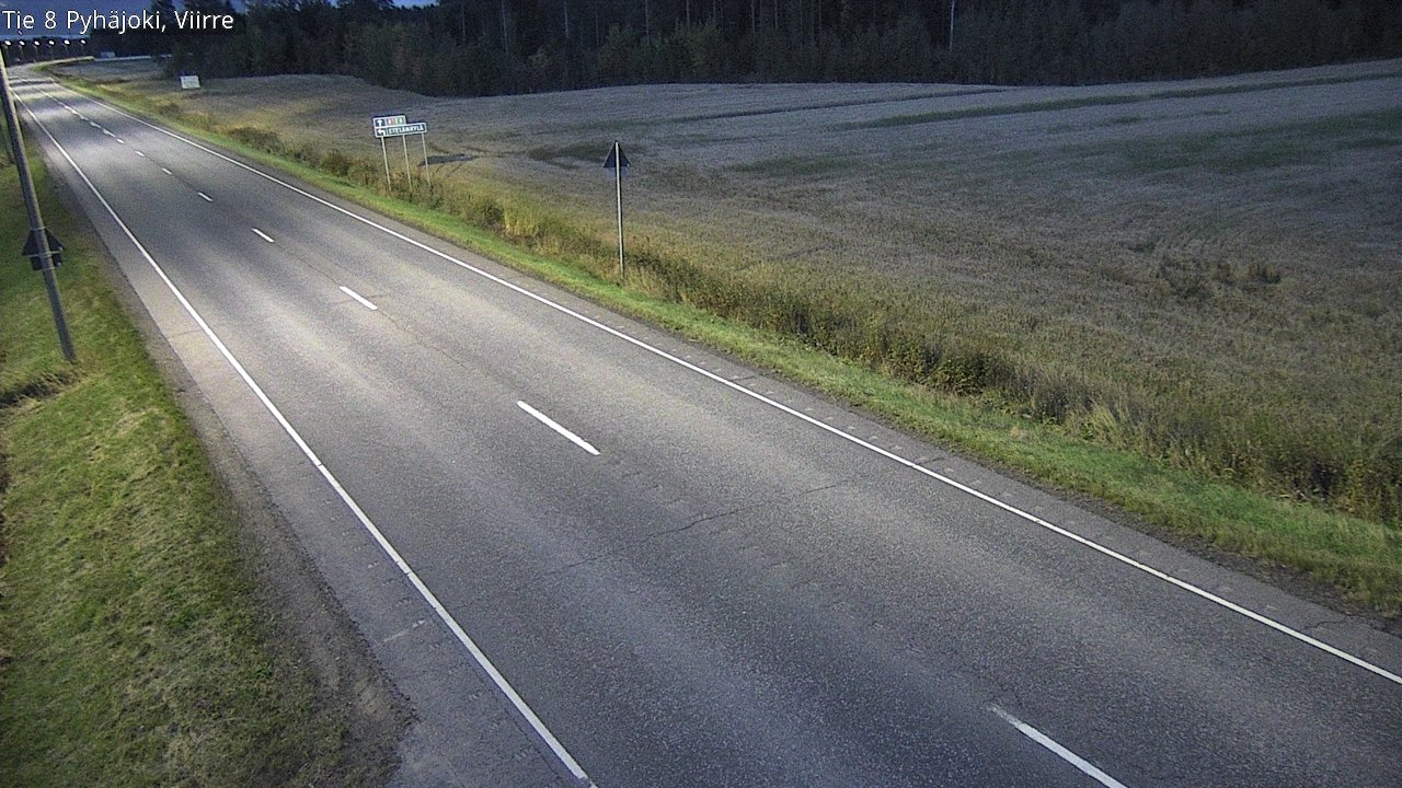 Kelikamerat Kuva Tie 8 Pyhäjoki, Viirre, Pyhäjoki, Pohjois-Pohjanmaa