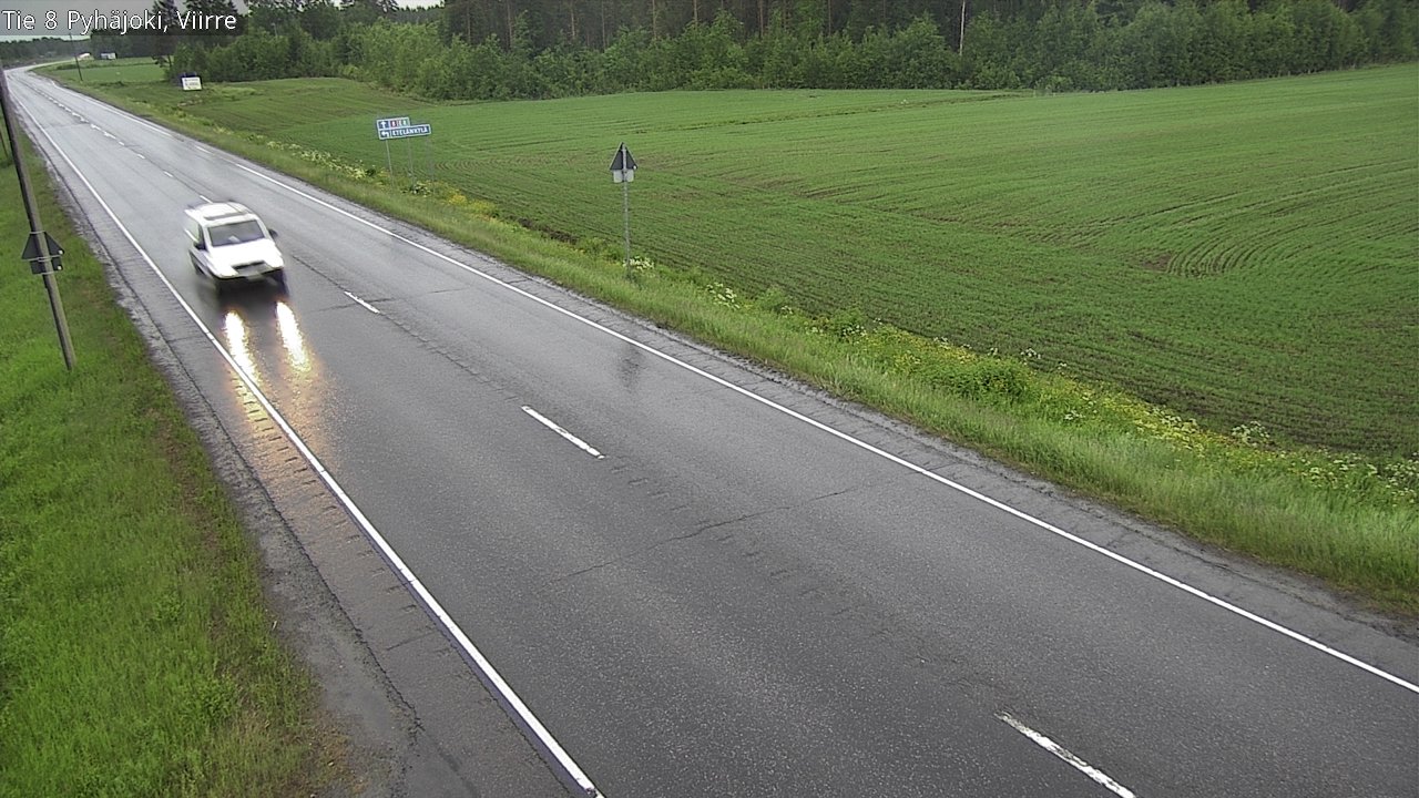 Kelikamerat Kuva Tie 8 Pyhäjoki, Viirre, Pyhäjoki, Pohjois-Pohjanmaa