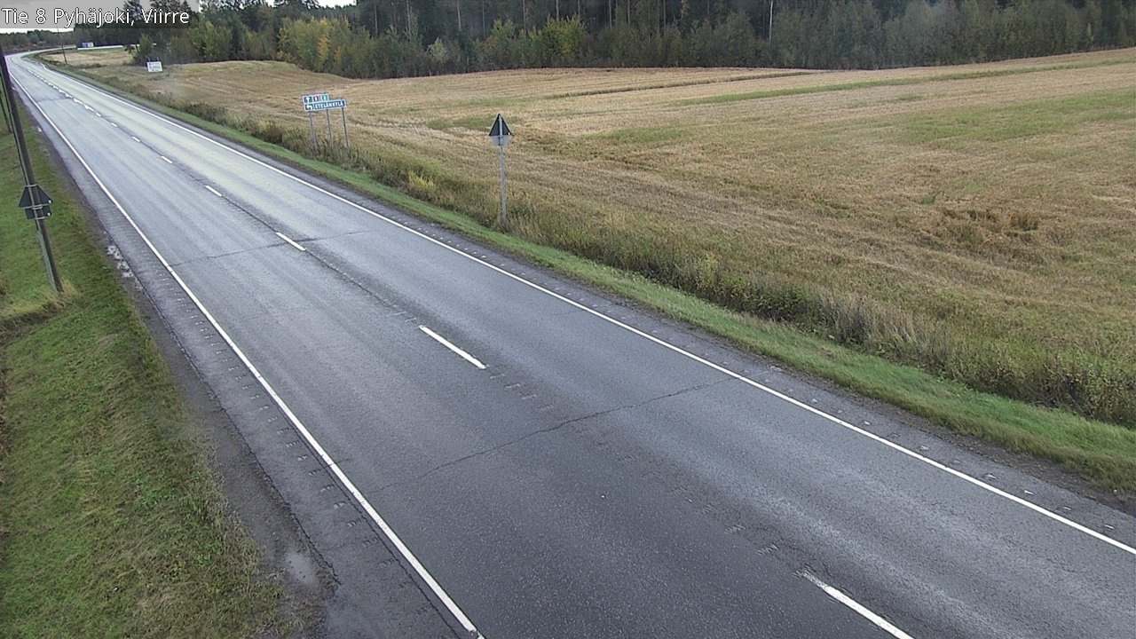 Kelikamerat Kuva Tie 8 Pyhäjoki, Viirre, Pyhäjoki, Pohjois-Pohjanmaa