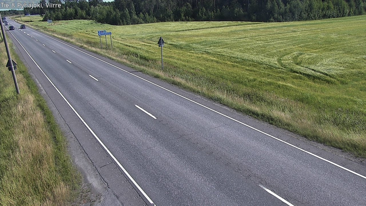 Kelikamerat Kuva Tie 8 Pyhäjoki, Viirre, Pyhäjoki, Pohjois-Pohjanmaa