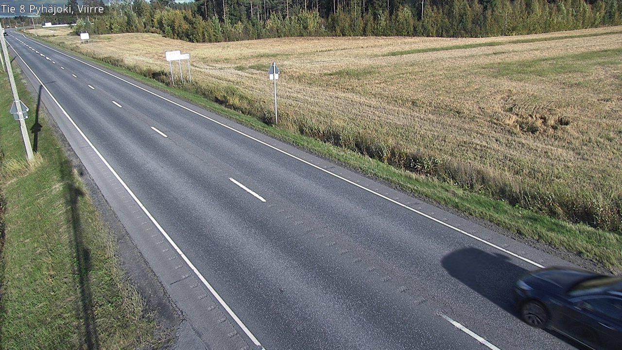 Kelikamerat Kuva Tie 8 Pyhäjoki, Viirre, Pyhäjoki, Pohjois-Pohjanmaa