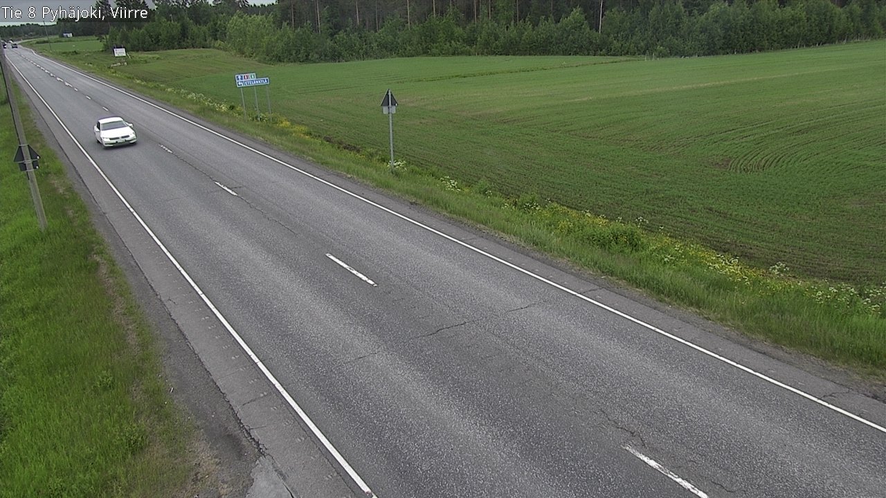 Kelikamerat Kuva Tie 8 Pyhäjoki, Viirre, Pyhäjoki, Pohjois-Pohjanmaa